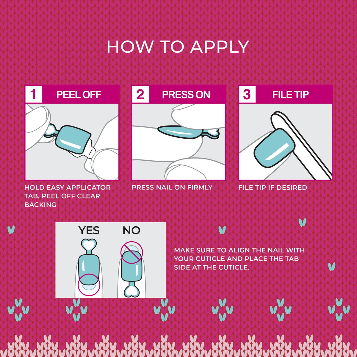 KISS imPRESS MINI Holiday Press On Nails for Kids, ‘Hahaha Ugh’, Pink, Child Size, Squoval Shaped, Mess-Free, Mom Approved, Non-Toxic, Breakaway Application Tabs, Nail File, 20 Fake Nails
