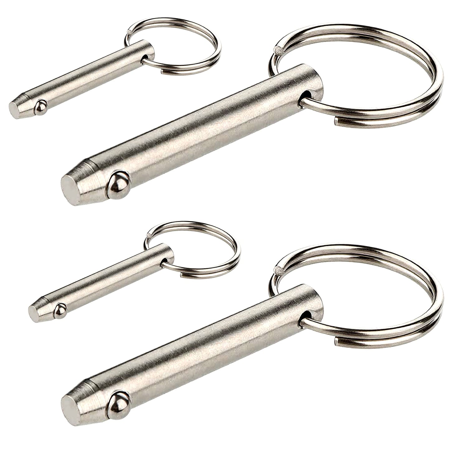 (4PCS 1/4" Quick Release Pin Set Replacement Total Gym Hitch Pins XLS XL Fit 2000 3000 Electra Pin"