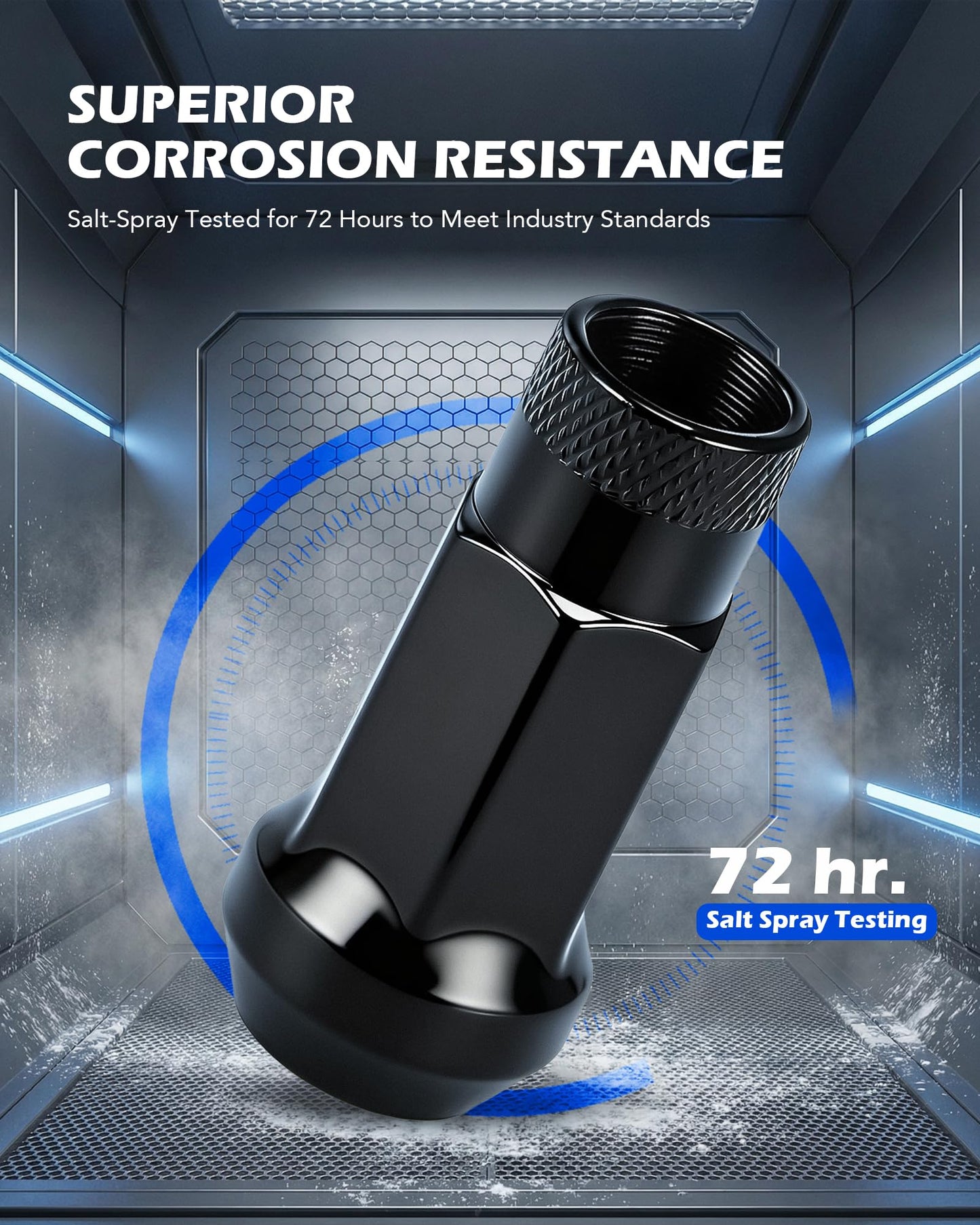 Orion Motor Tech M12x1.25 Lug Nuts, 12mmx1.25 Wheel Lug Nuts Compatible with Infiniti Nissan Subaru Suzuki and More, Open End Lug Nut Set, Set of 20, Black