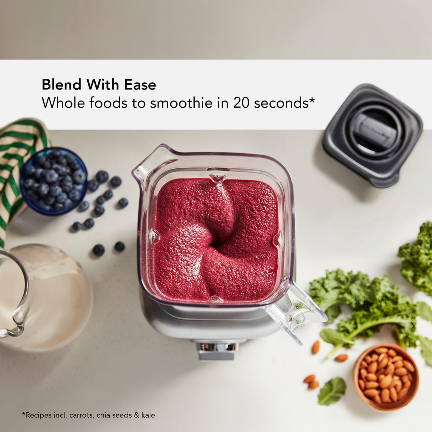 KitchenAid K400 Variable Speed Blender with Tamper - KSB4028 - Passion Red
