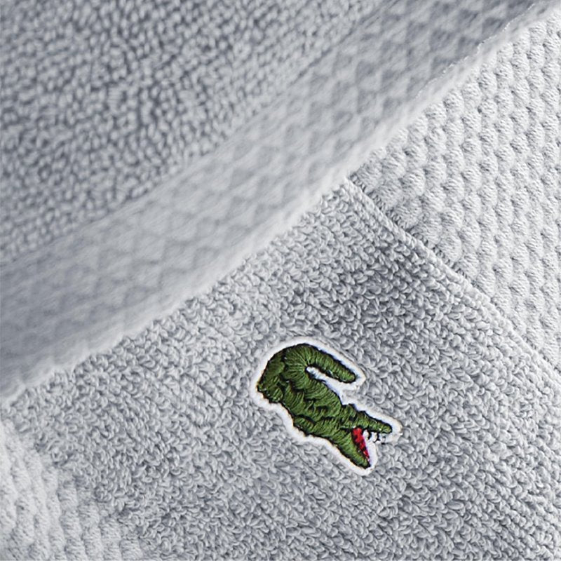 Lacoste Heritage 100% Supima Cotton Tub Mat, Microchip, 21" x 31" – Highly Absorbent & Quick Drying, Premium Super Soft Bath Towel, Bathroom Essential, Gift for All Occasions, Machine Washable