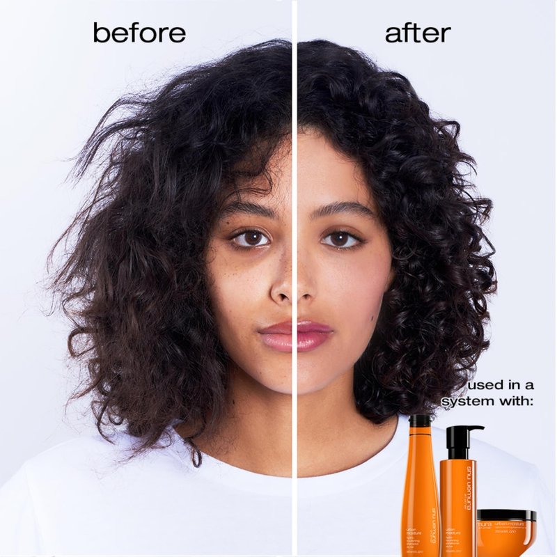 shu uemura art of hair Urban Moisture Hydro-Nourishing Deep Conditioner - Detangles, Smooths, and Reduces Frizz, Hydrates and Nourishes Dry Hair, Fights Pollution, 1.3 Fl Oz