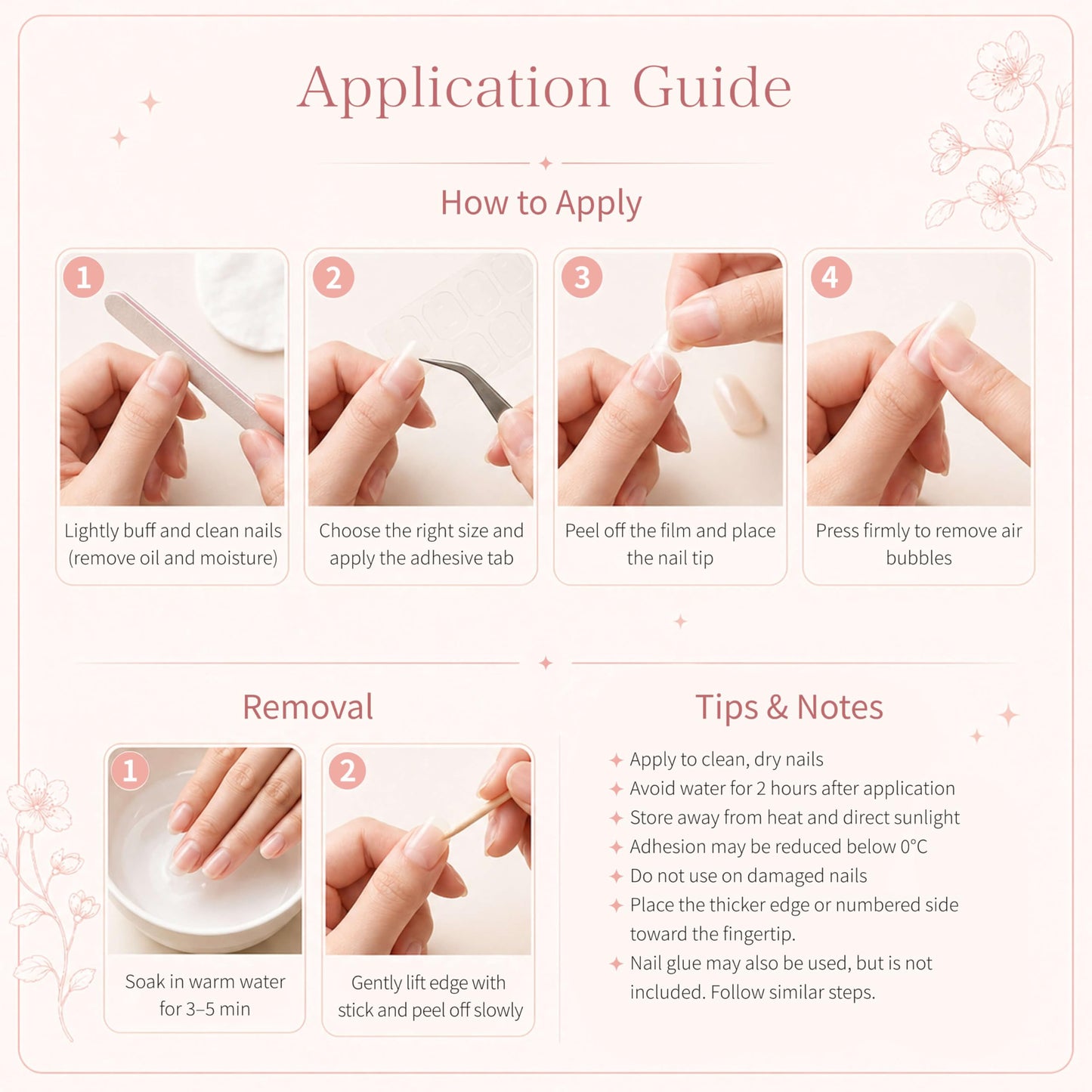 Sun&Beam Nails Handmade Press On Nails Medium Almond Metallic Pink Pearl Shell Design with Shimmer Finish 10 Pieces for Everyday Wear and Special Occasions (#019 M)