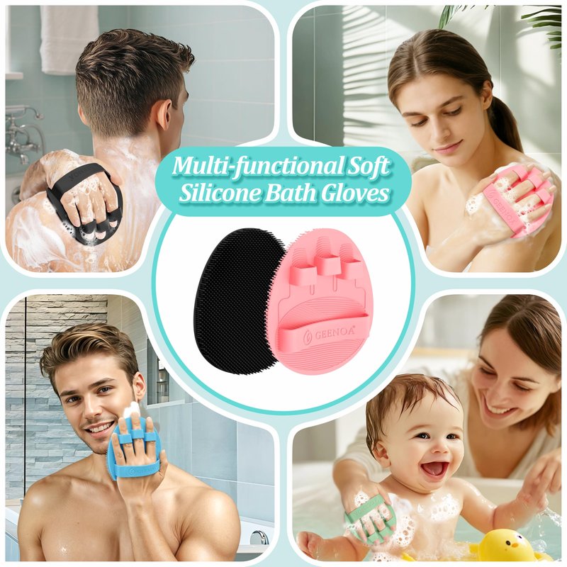 New Foot Brush for Shower, 3-in-1 Foot Scrubber in Shower, 10.2’’-27.5’’Adjustable Long Handle Foot Scrub Brush for Seniors, Pregnant, Disabled, Injured, Gift-Box Packaged