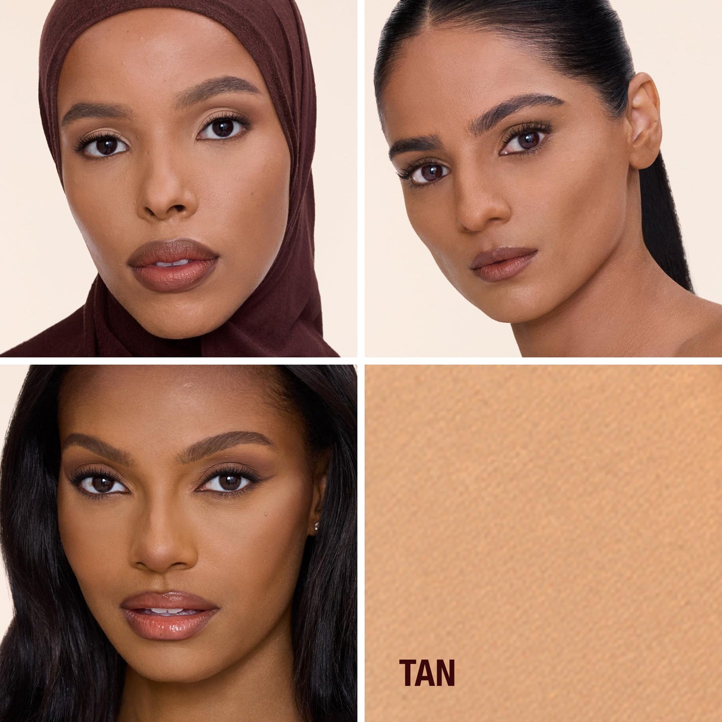 Charlotte Tilbury Airbrush Flawless Finish Setting Powder - Pore-Blurring Pressed Powder for Face Makeup to Minimize Shine with a Soft-Focus Finish - 3 Tan