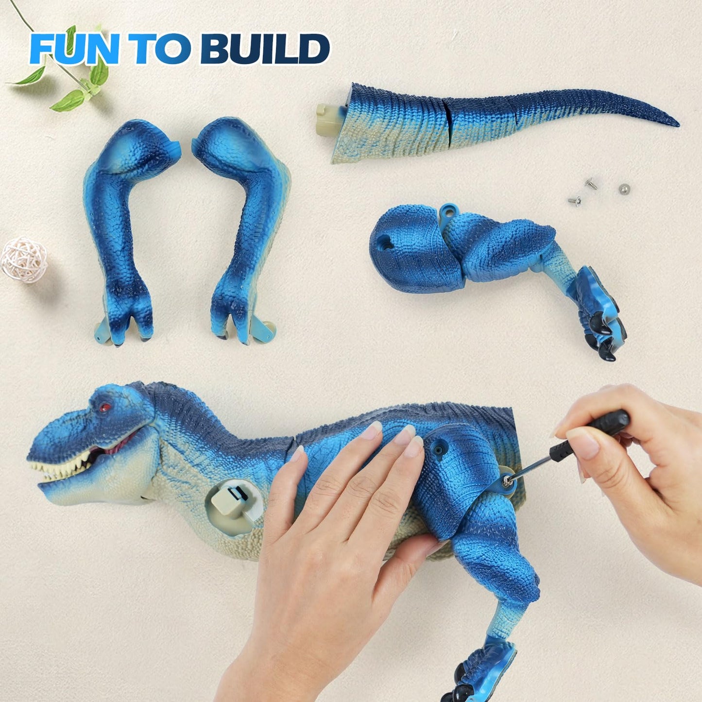 TGJH Dinosaur Toys for Kids Ages 3-5 4-7 8-12 - Remote Control Walking Dino, Birthday Gifts for Boys 3 4 5 6 7 8 9 10 11 12 Year Old, Interactive Toy with Spray, Light and Roar