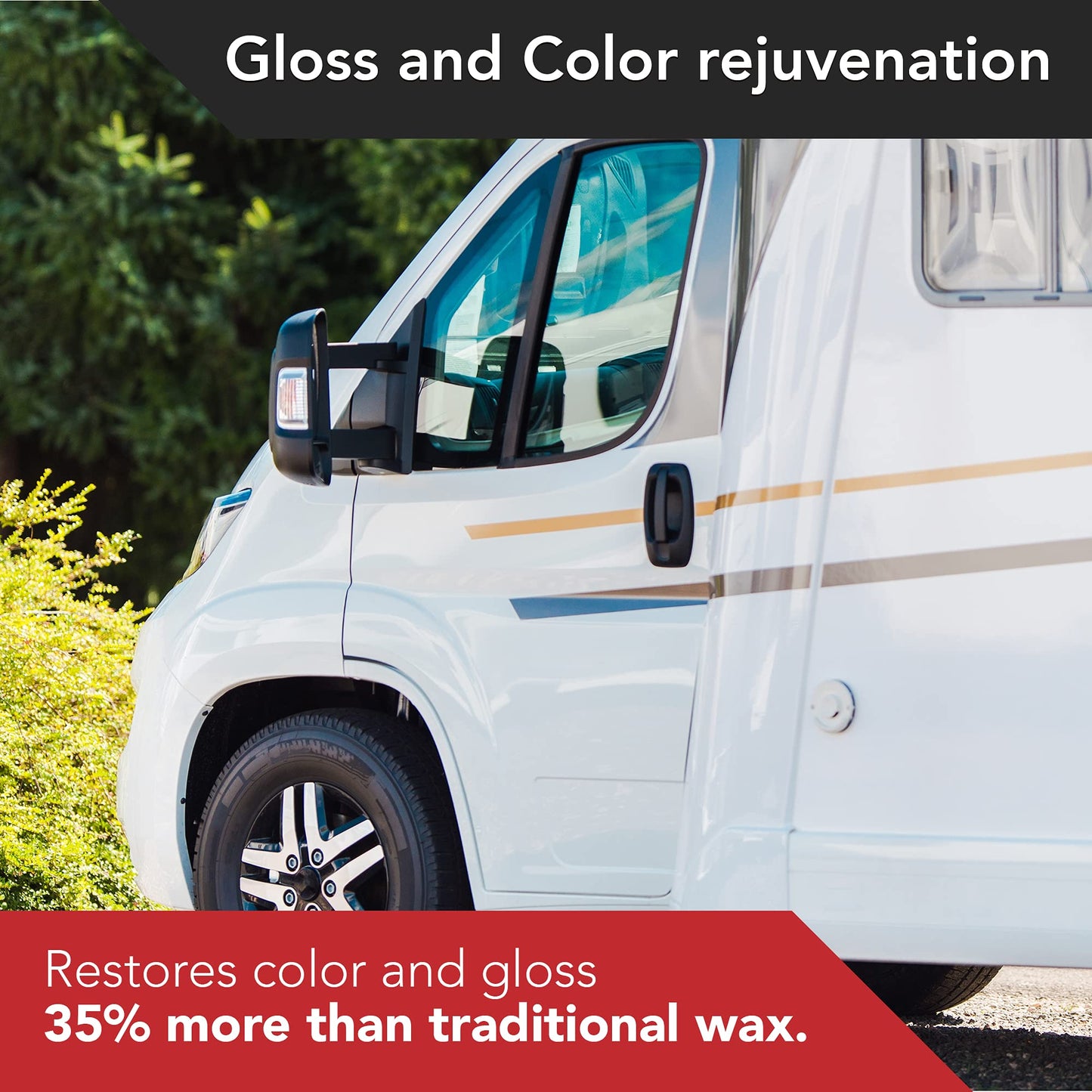 Glidecoat RV Ceramic Coating - 250ml - Wax Alternative for Campers, Travel Trailers & 5th Wheels - Up to 2 Years UV Protection, Super Hydrophobic Surface Repels Contaminants, Better-than-new Shine