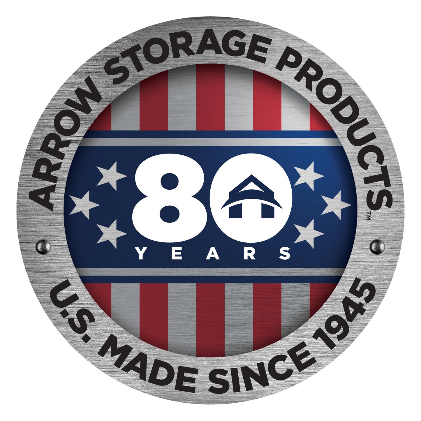 Arrow Shed Select 10' x 14' Outdoor Lockable Steel Storage Shed Building, Blue Grey