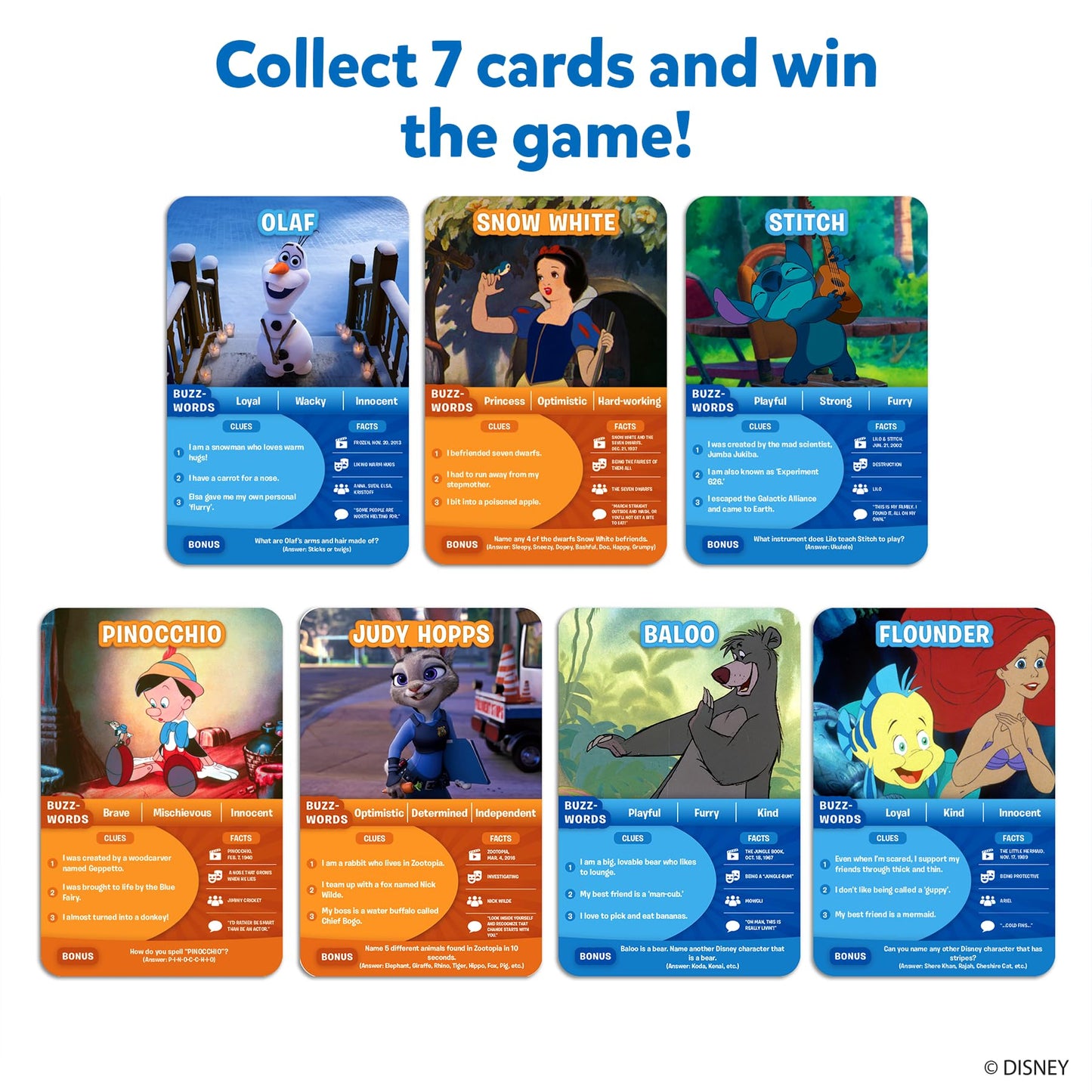 Skillmatics Guess in 10 Disney, Card Game, Christmas Stocking Stuffers for Girls, Boys, Kids, Teens, Adults Who Love Cinderella, Mickey Mouse, Moana, Travel Toy, Gifts for Ages 6, 7, 8, 9 and Up