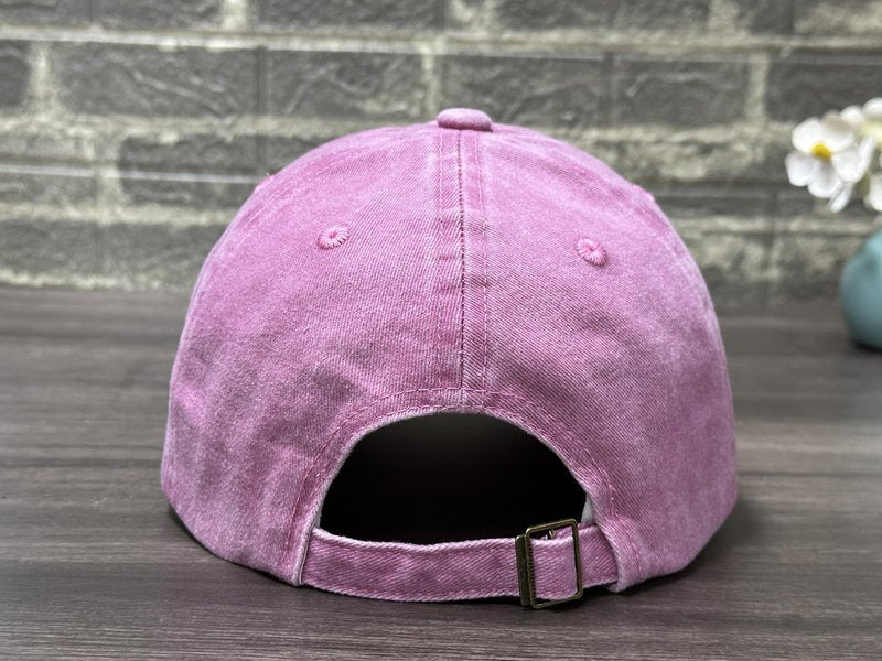 Horpe Big Sis Hat for Girls, Pride Gifts for First Time Sister, Sibling Love Gifts for Kid, Adjustable Cotton Washed Pink Baseball Cap