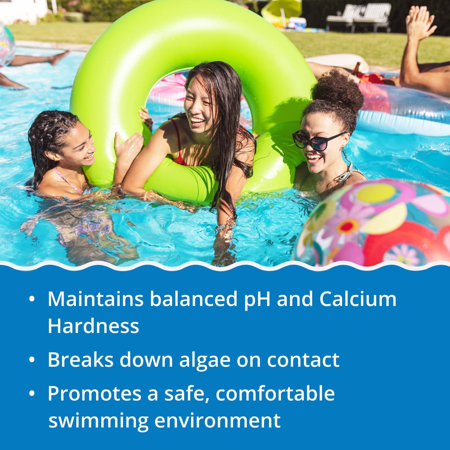 In The Swim Pool Shock – 68% Cal-Hypo Granular Sanitizer for Crystal Clear Water – Defends Against Bacteria, Algae, and Microorganisms - 12 X 1 Pound