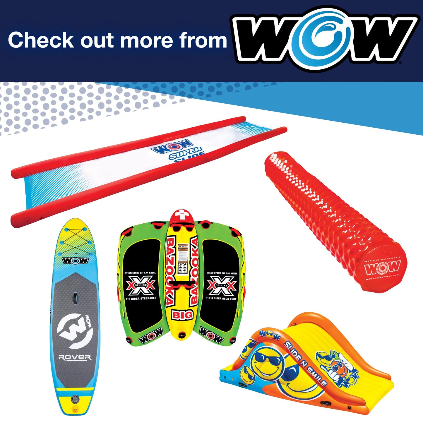 WOW Sports Coupe Cockpit Towable Tube for Boating – 3 Person 510 lbs Capacity – Inflatable Boat Tube for Water Sports – Youth & Adults