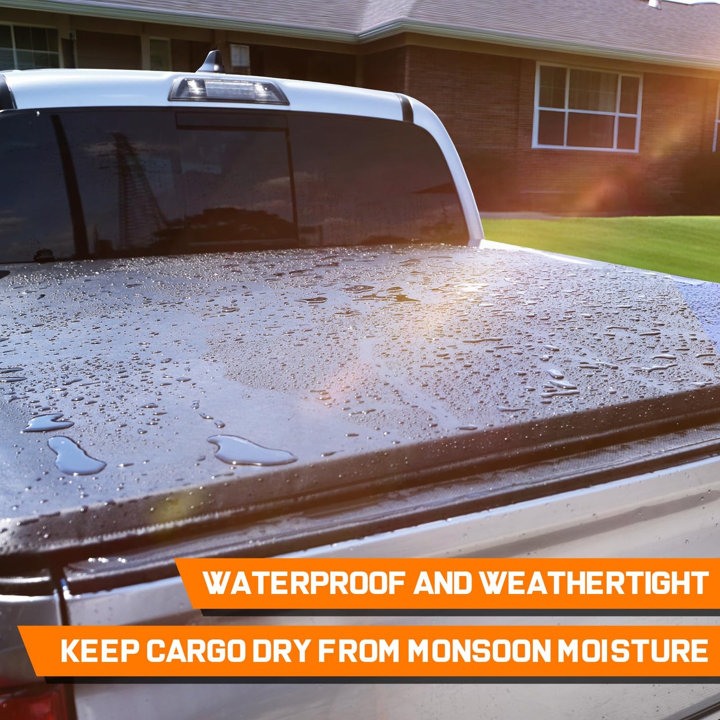 RHOBRA Soft Roll-up Truck Bed Tonneau Cover Compatible with 2007-2026 Toyota Tundra with 5.5ft Bed, 26.5oz Vinyl Soft Truck Bed Cover, Weather Resistant Bed Cover