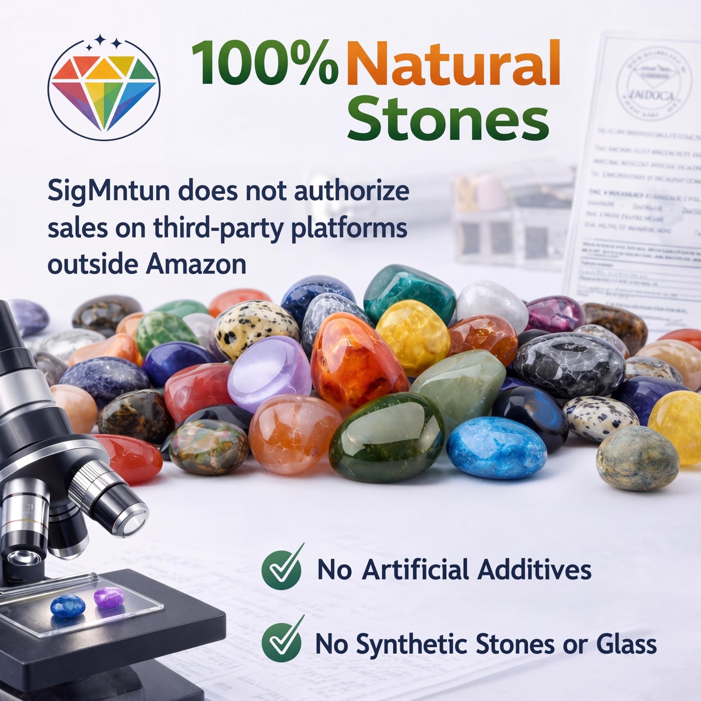 SigMntun Tumbled Fluorite Crystal Stone Set - 72 Pcs, 0.5" 10 oz Handpicked Tumbled Gemstones Rocks, Pebbles for Reiki, Chakra, Healing, Home Decor, 0.5" - Fluorite