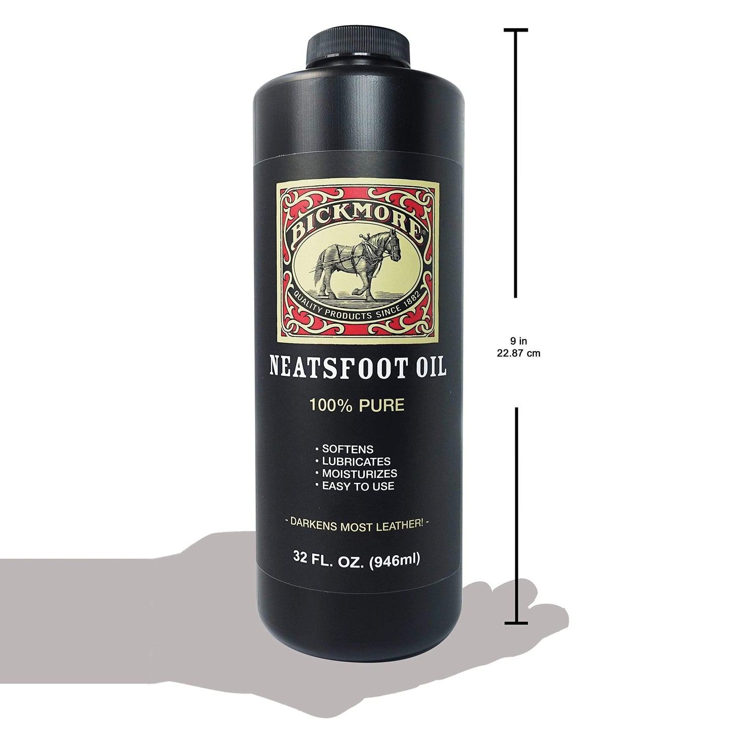 Bickmore 100% Pure Neatsfoot Oil 32 oz - Leather Conditioner and Wood Finish