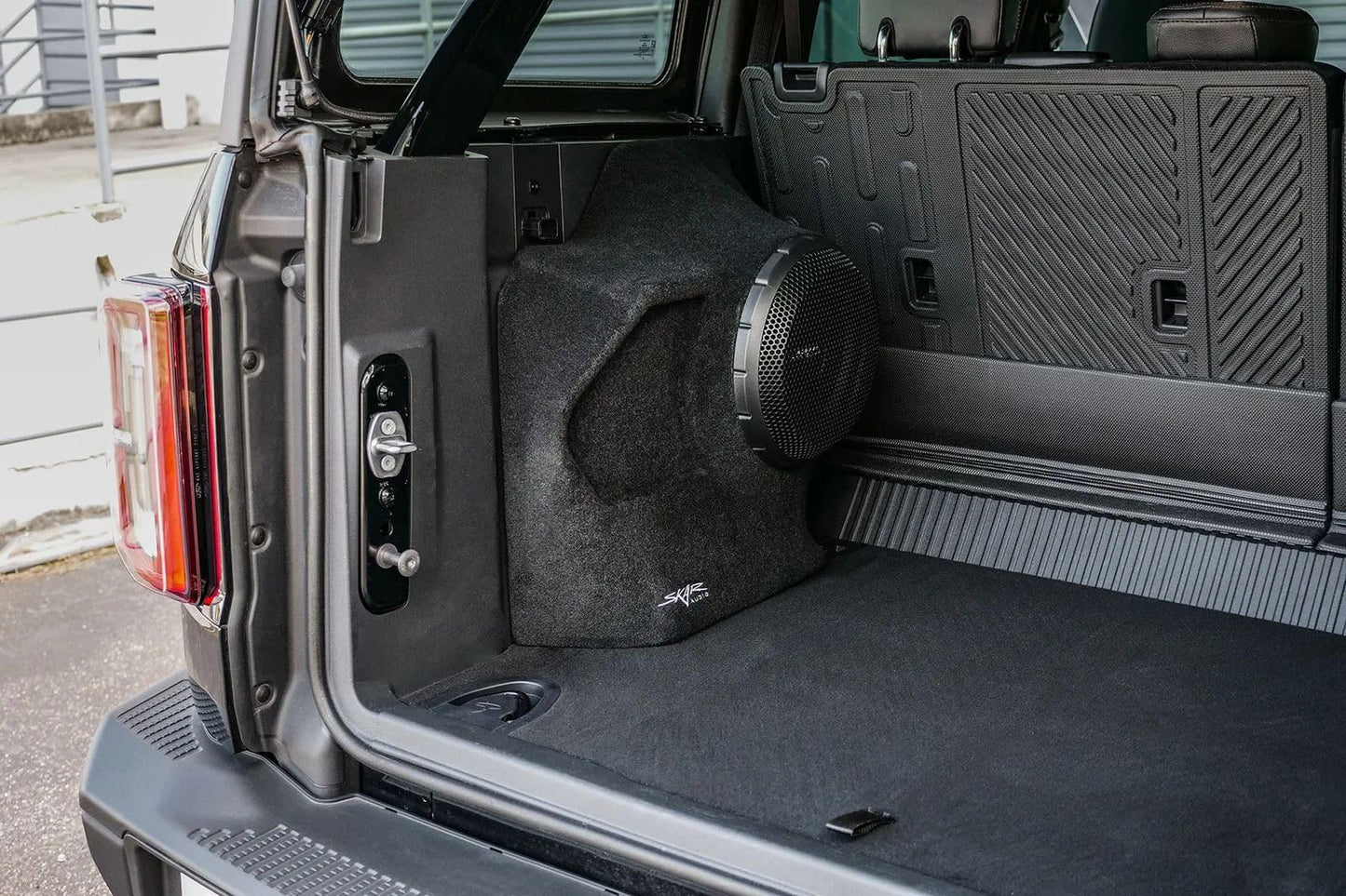 Skar Audio Single 10" Loaded Sealed Subwoofer Enclosure Compatible with 2021-2025 Ford Bronco Vehicles