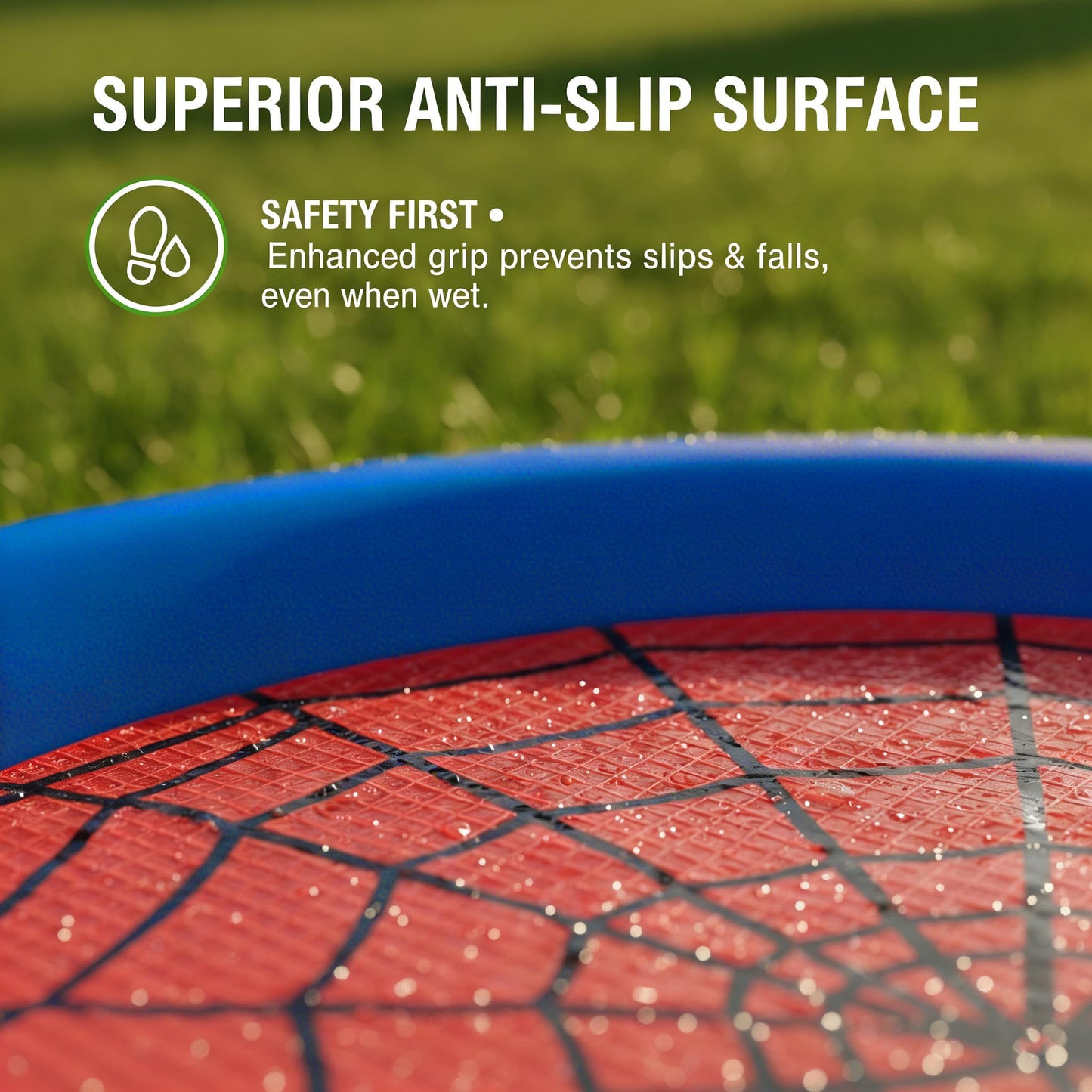 Splash Pad for Kids & Dogs, Upgrade Non-Slip Thicken Backyard Sprinkler Water Pad, Toddler Sprinkler Pool, Summer Outdoor Water Toys