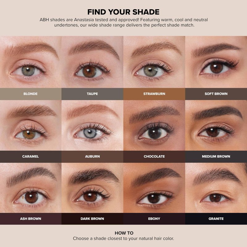 Anastasia Beverly Hills DIPBROW Pomade - Full-Pigment Smudge-Proof Eyebrow Pomade, Long-Wearing Waterproof Formula for Natural Hair Texture