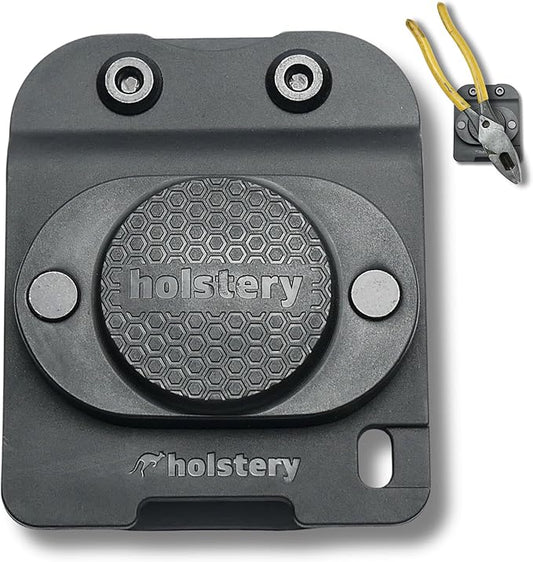 MagMaster | Magnetic Tool Holder - Strong Clip-On Belt Magnet Holster for Screws, Nails, Hammer, Sockets, Pliers, Screw Driver, Trowel, Drill Bit, Wrench, or Any Magnetic Tools and Hardware