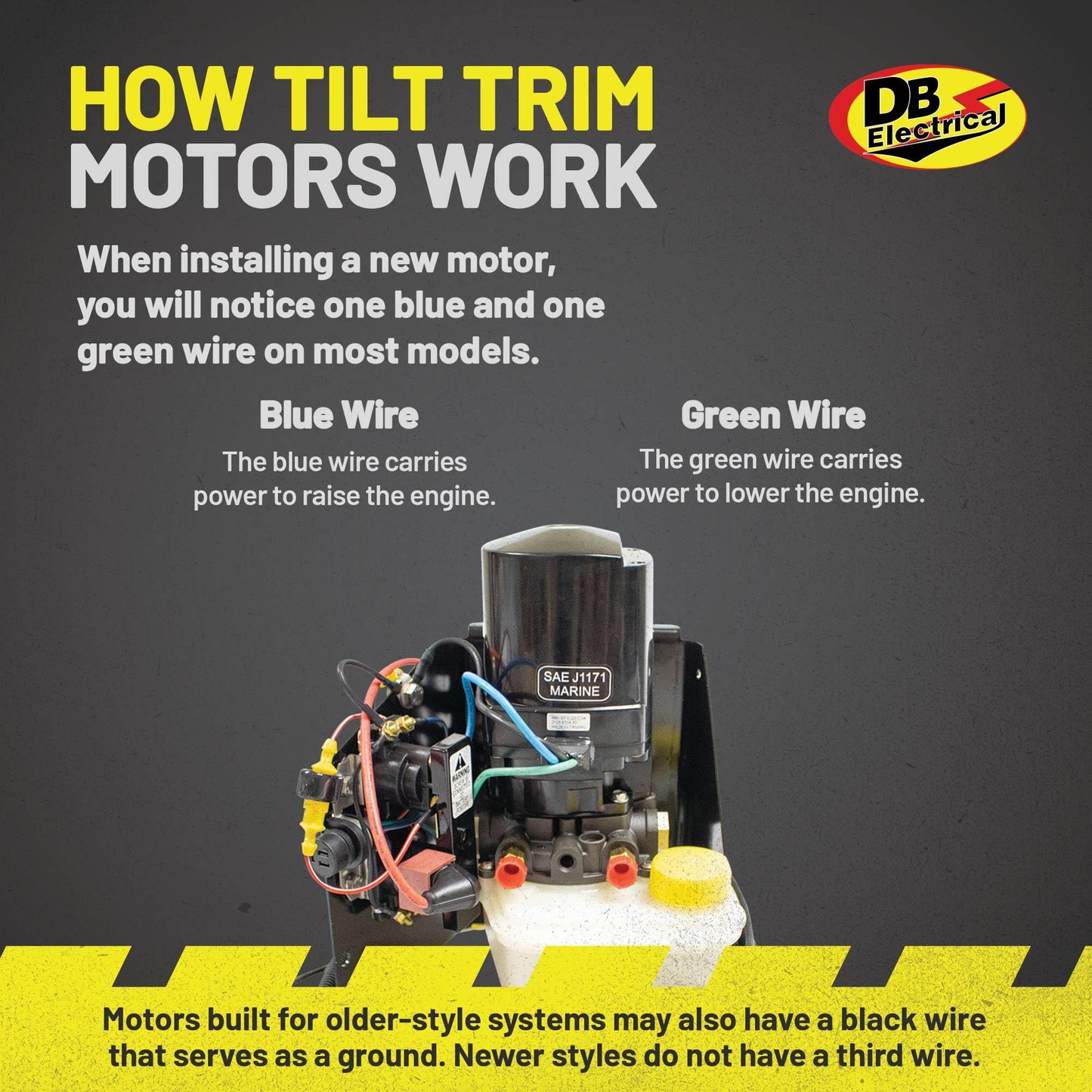 DB Electrical New 430-22138 Tilt & Trim Motor Compatible with/Replacement for Mercury Marine All Models All 14336A15, 14336A20, 14336A6, 14336A8, 14336A9, 88183A12, 88183A5, 88183A8, T1088M-K