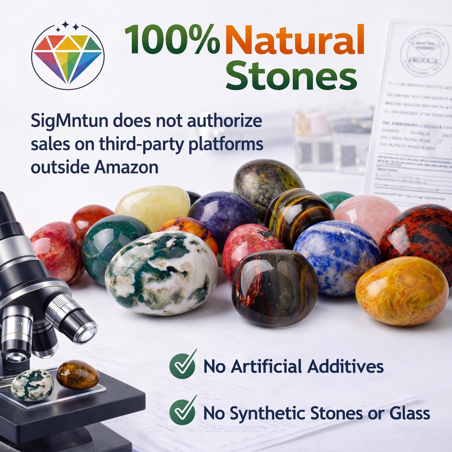SigMntun Polished Stone Set Citrine Crystals, 0.8" Handpicked Tumbled Gemstones Rocks, Pebbles for Reiki, Chakra, Healing, Home Decor
