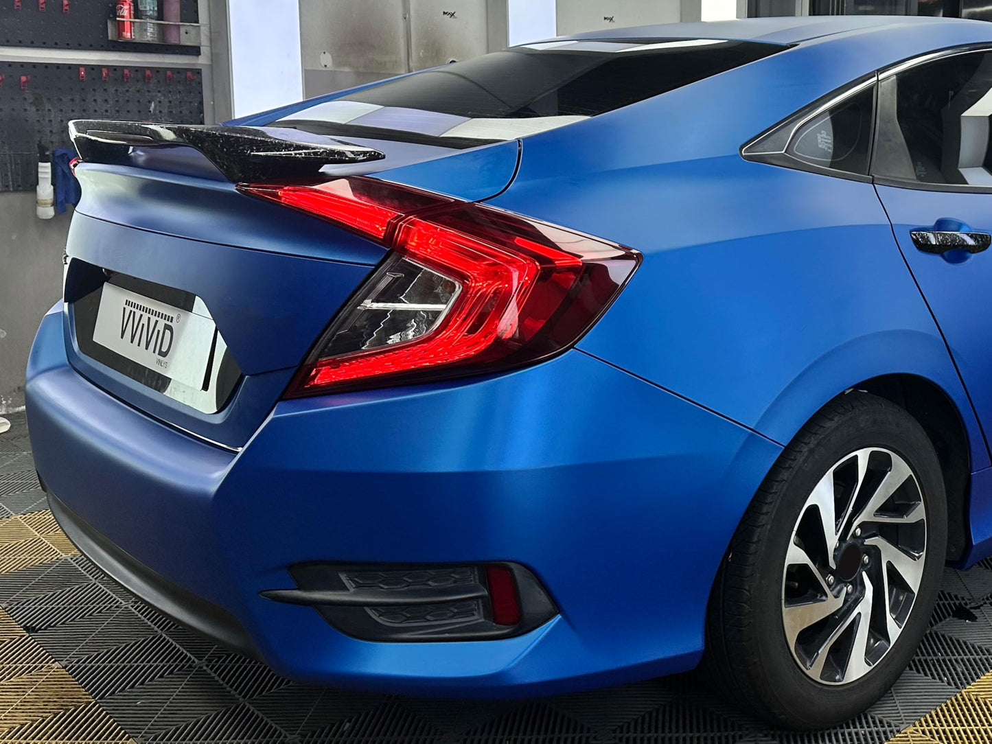 VViViD+ Matte Metallic Blue (Ghost) Vinyl Wrap Roll (25ft x 5ft)