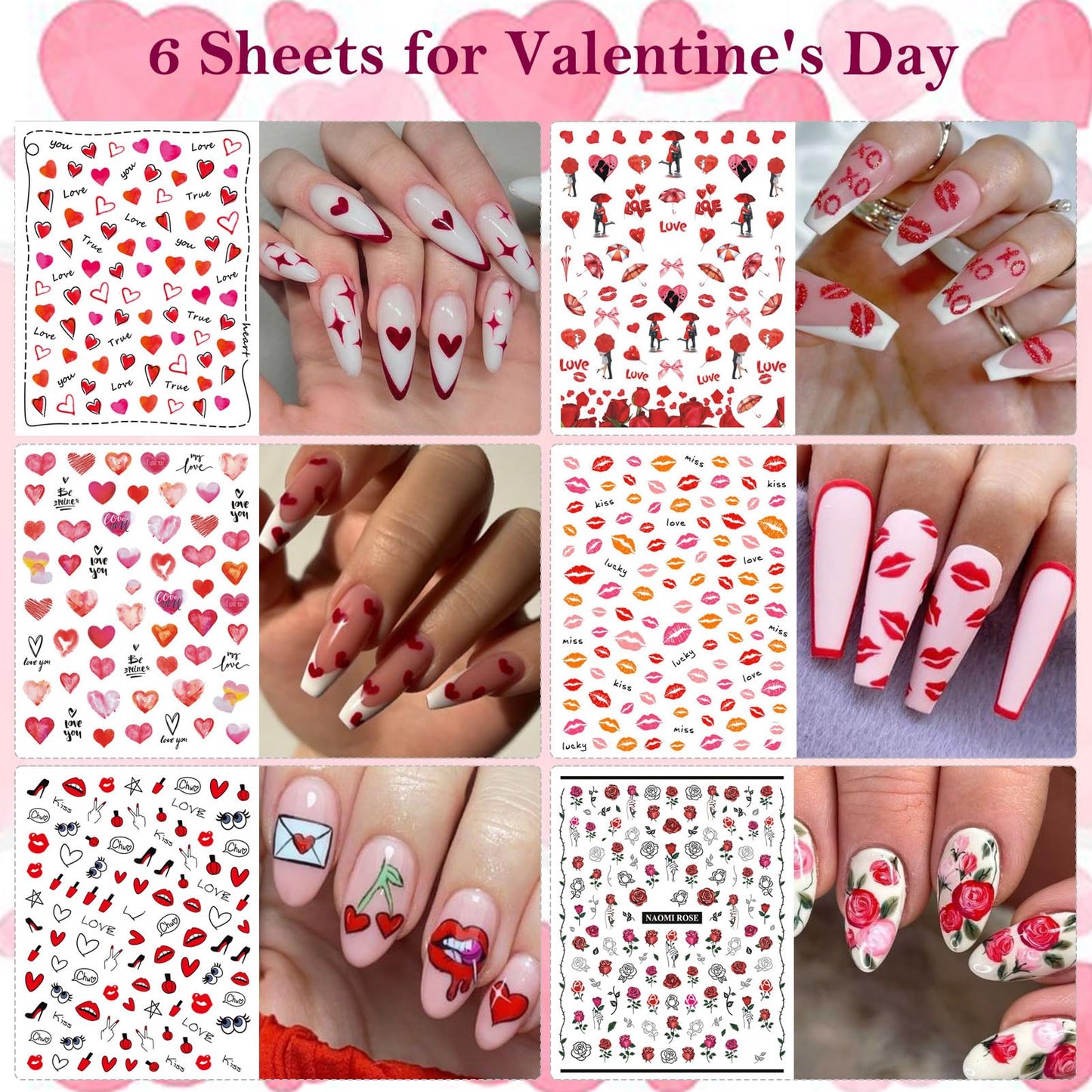 30 Sheets Fall All Holiday Nail Stickers, Autumn Halloween Christmas Thanksgiving Valentine's St. Patrick's Day Nail Art Decals Mixed All Season Set, Self-Adhesive Year-Round Manicure Decorations