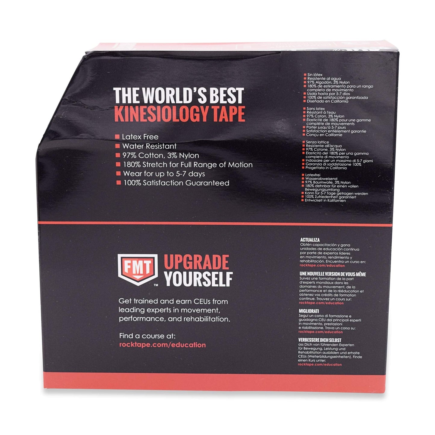 RockTape H2O Black Logo 2" x 16.4' (5cmx5m)"
