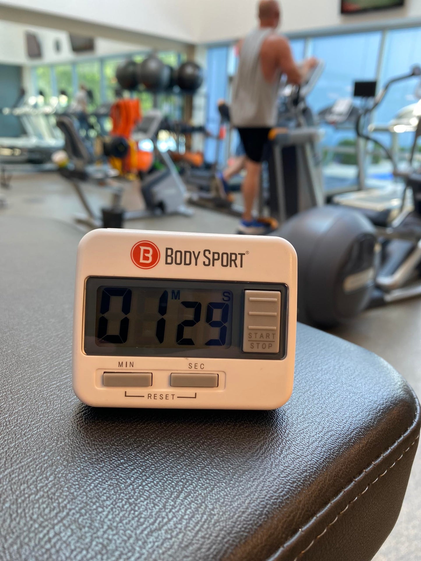 Body Sport Digital Timer Stopwatch for Fitness & Exercise Routines - Easy to Use, Battery Operated, Multifunctional Time Tracker for Home, Gym, Kitchen, Classroom, and Office Settings