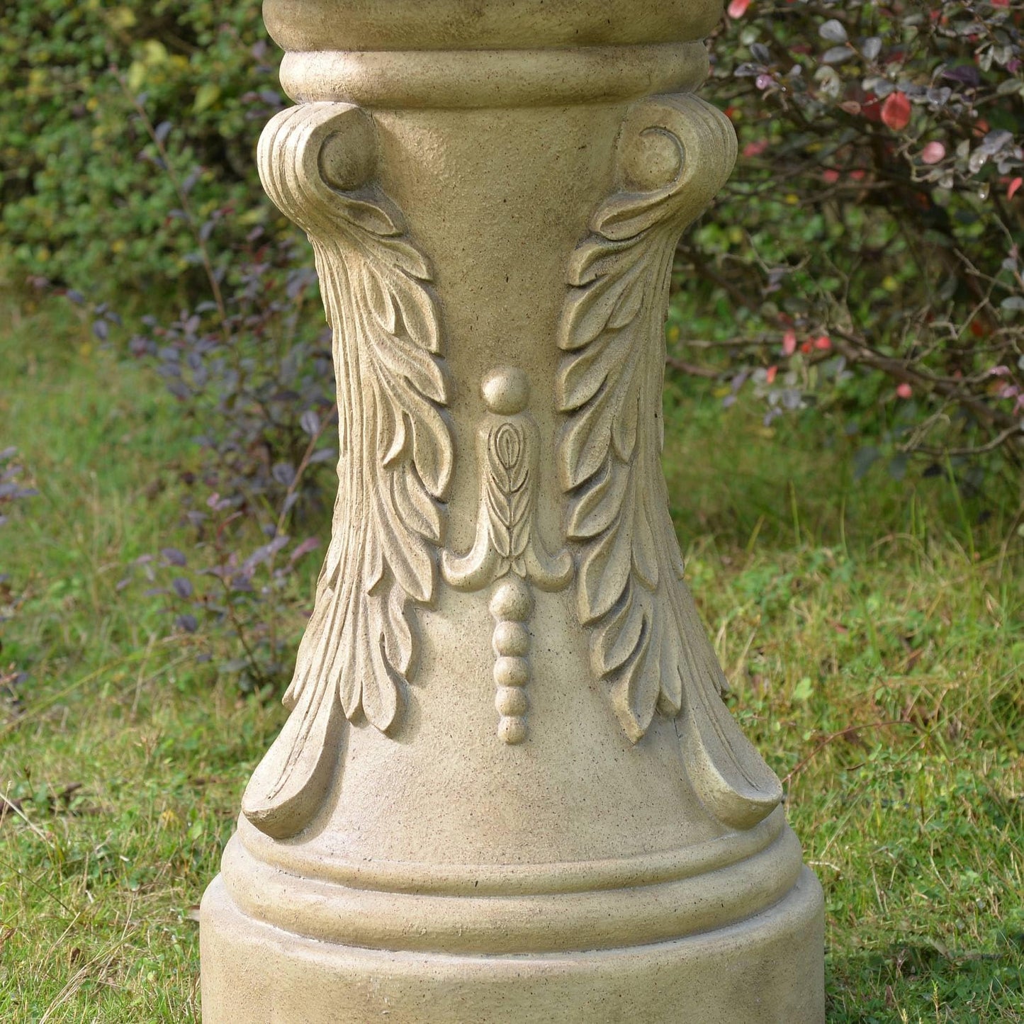 Ibiza 62" High Large Italian Outdoor Decor Sand Stone Floor Fountain with Light LED Waterfall 3-Tier Standing Basin Water Feature for Outside Garden Patio Yard Backyard Porch - John Timberland