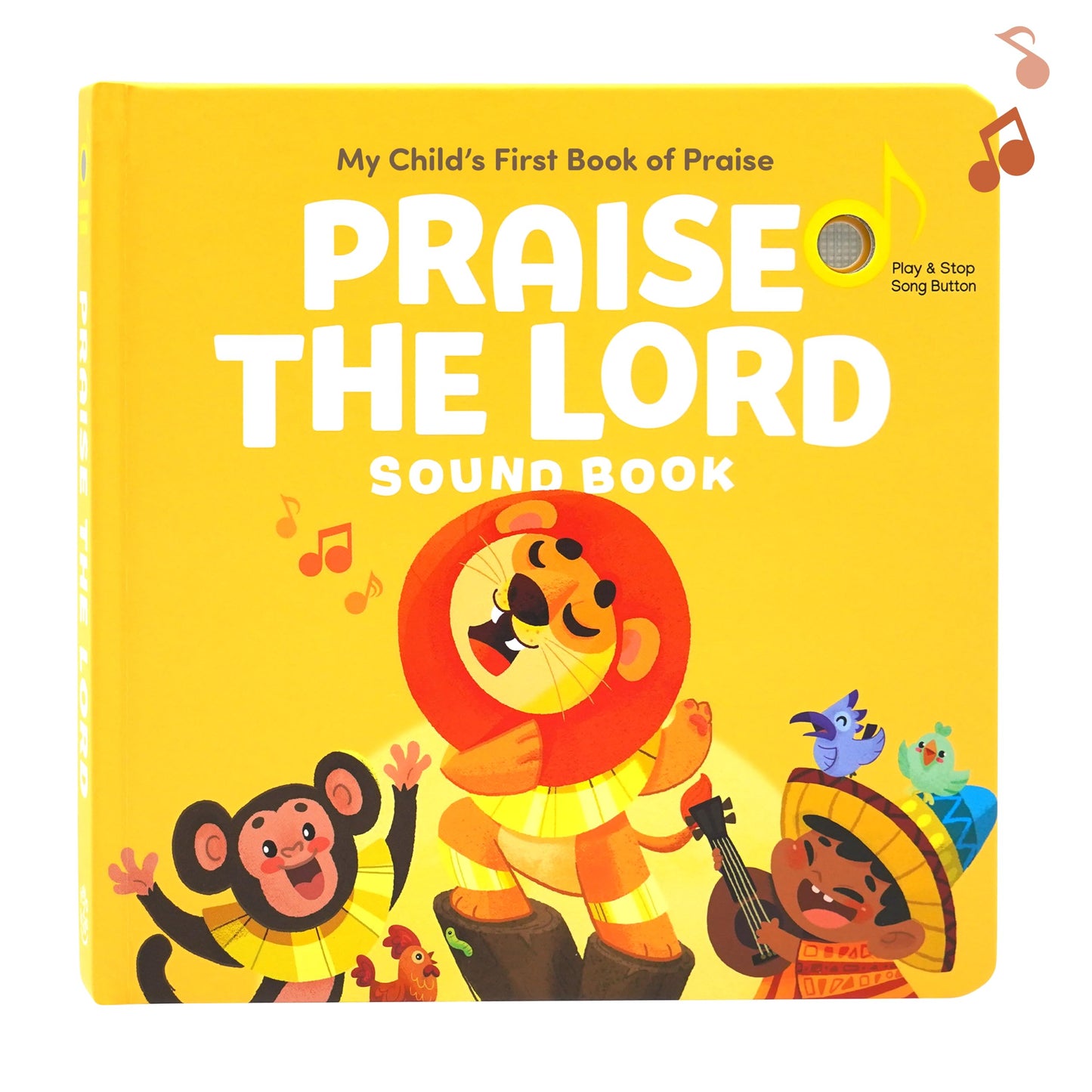 Praise The Lord Christian Sound Books for Kids - 6 Bible Songs for Toddlers – Christian Gifts for Kids - Baby Bible for Baptism, Christening, Dedication Gifts, Sunday School, Preschool Homeschool