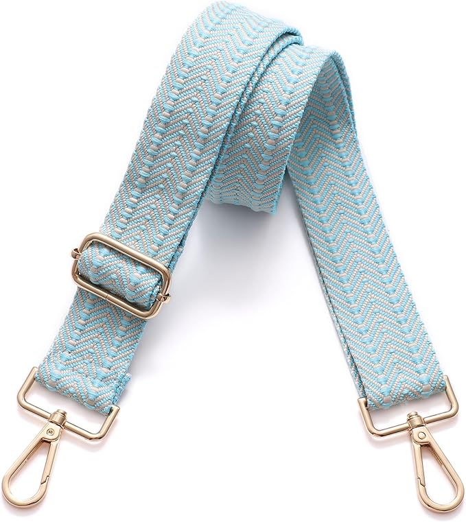 S-Jacorry Purse Strap Replacement Crossbody Wide Shoulder Strap Adjustable Canvas Straps Handbag Strap Replacement Belts