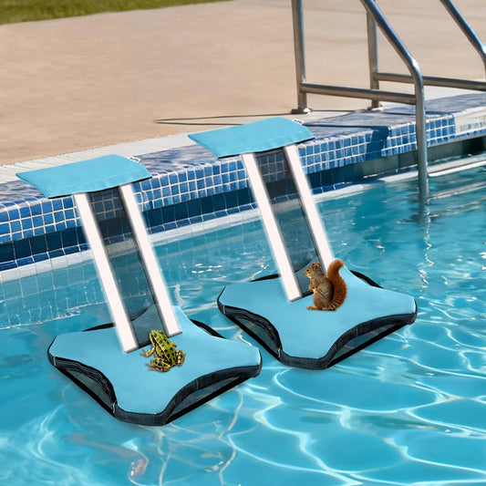2Pcs Pool Frog Savers 900D Heavy Duty Animal Critter Escape Ramp for Swimming Pool Frog Ramp Ladder Floating Pad for Rescues Wildlife, Squirrel, Toads, Small Animal, Pool Maintenance Accessories