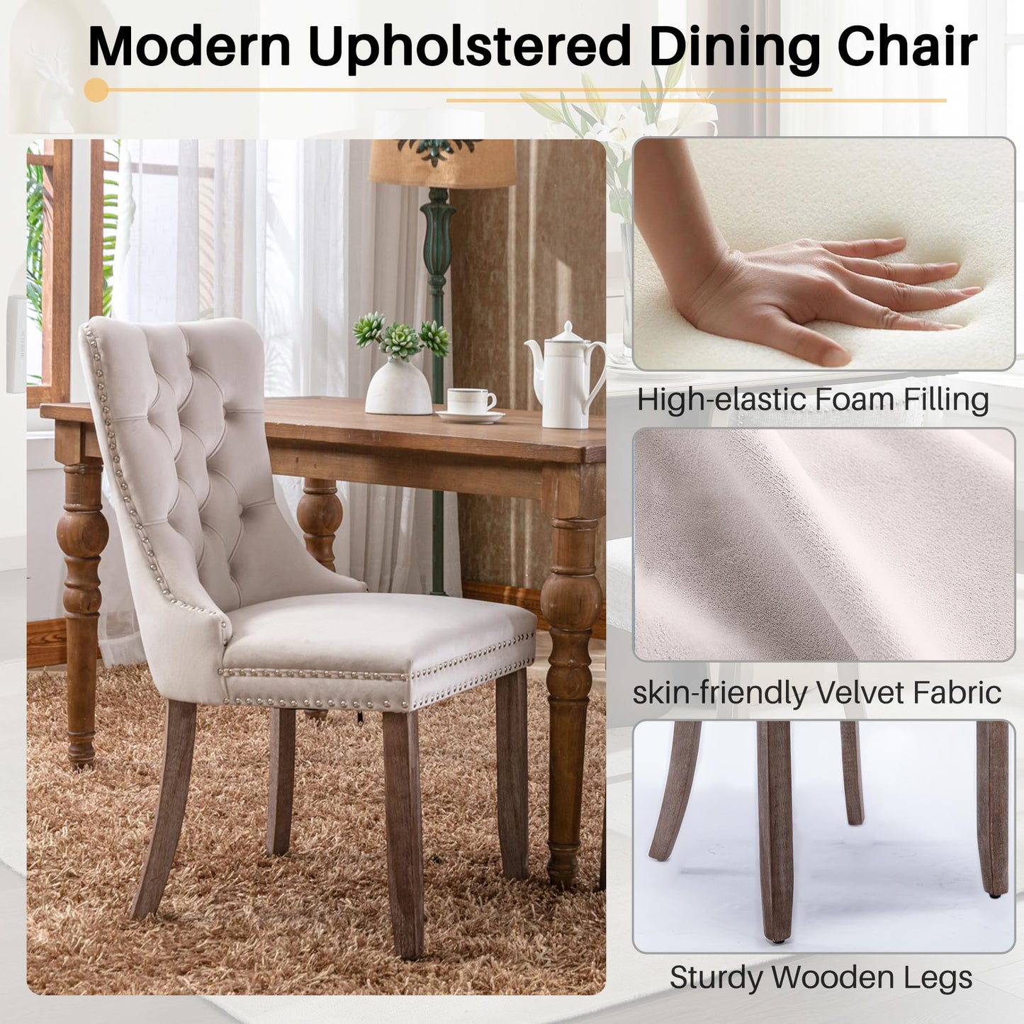 11 Piece Extendable Dining Table Set with 10 Beige Upholstered Chairs, 63"-95" Faux Mars Oval Kitchen Table Set with Storage for 10, Space-Saving Expandable Dining Room Table Set with Wood Fluted Base