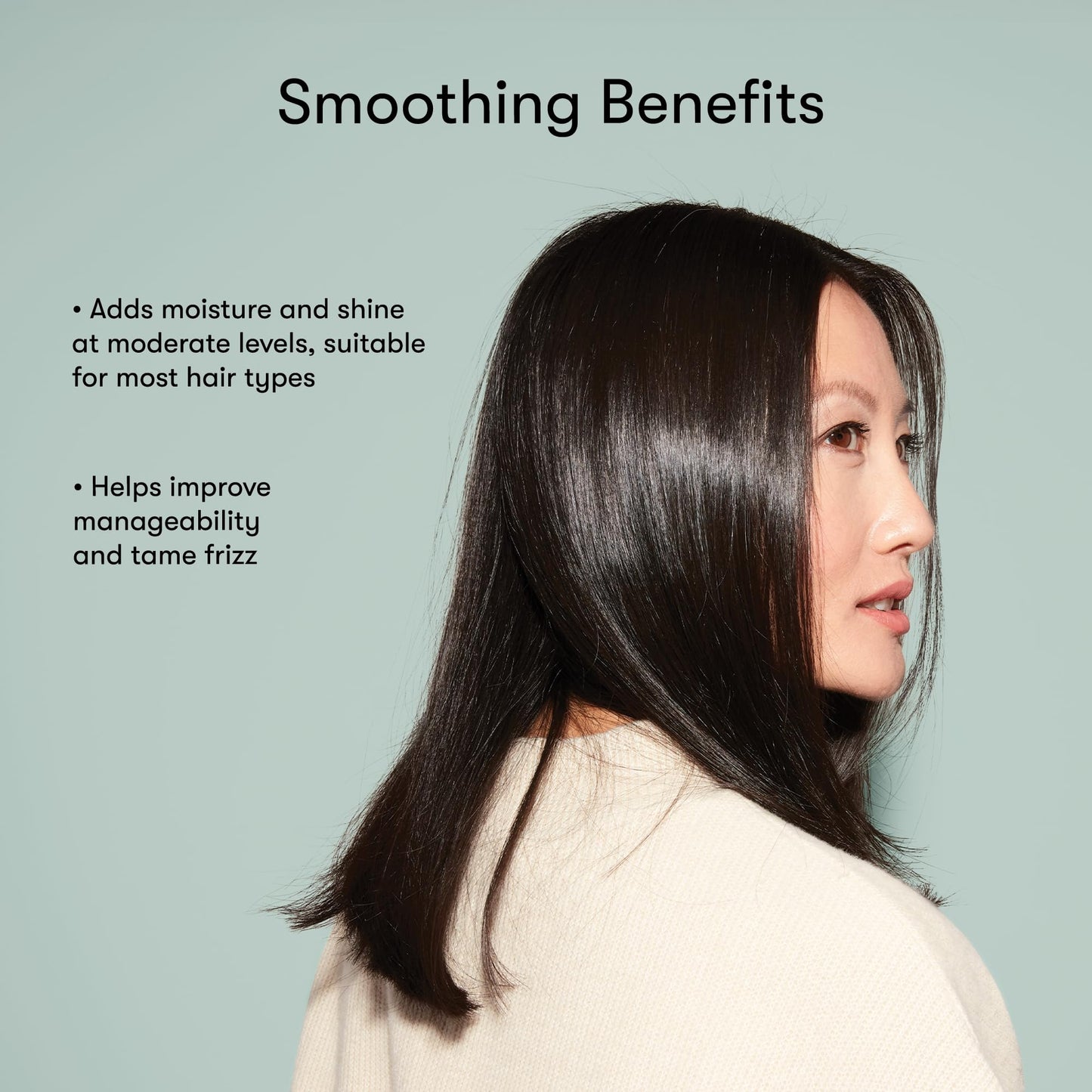 Odele Smoothing Sulfate-Free Shampoo & Conditioner Set for Moisture, Frizz Control, Shine, and Straight to Curly Hair Types, 13 Fl Oz Each (2-Pack)