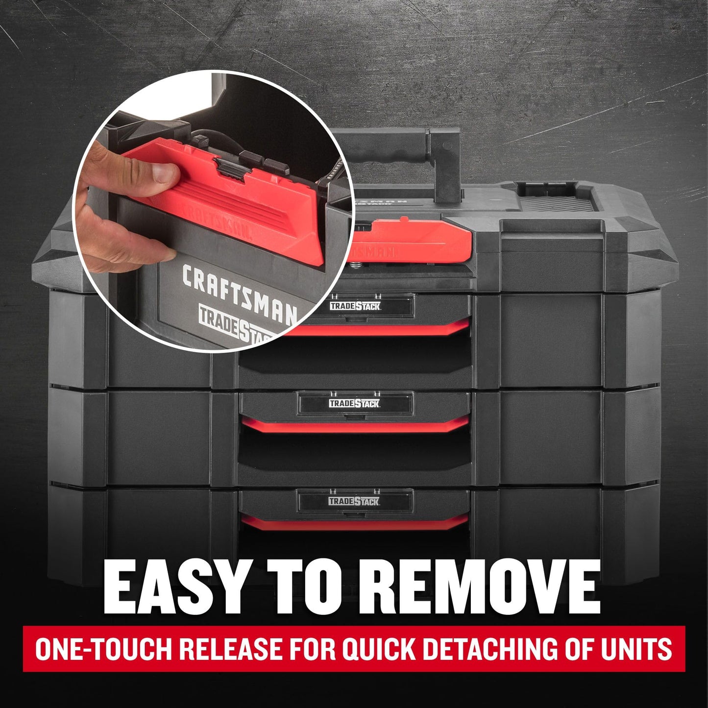 CRAFTSMAN Tradestack 3 Drawers Unit (CMST21405)