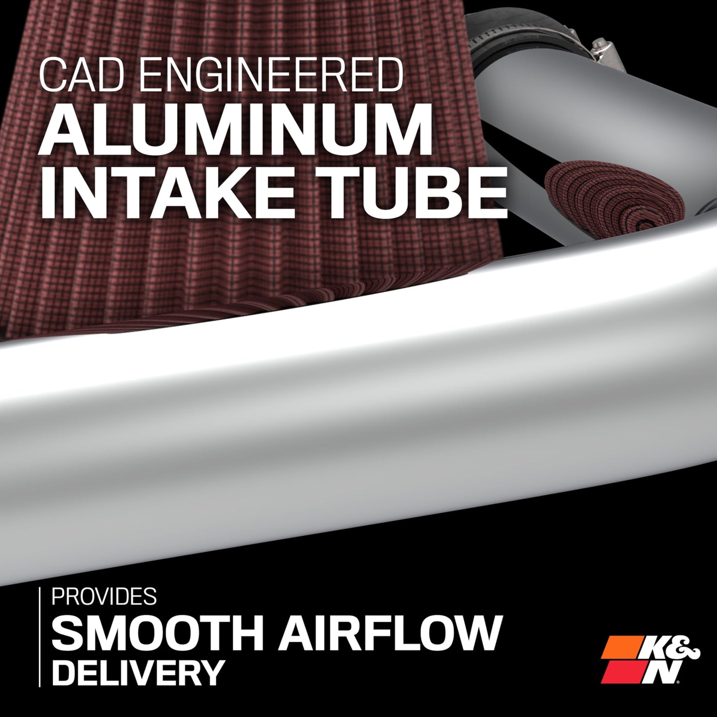 K&N Cold Air Intake System: High-Flow Air Filter, Increase Performance & Towing: Compatible with 2012-2021 Toyota, Sequoia, Tundra, 77-9036KP