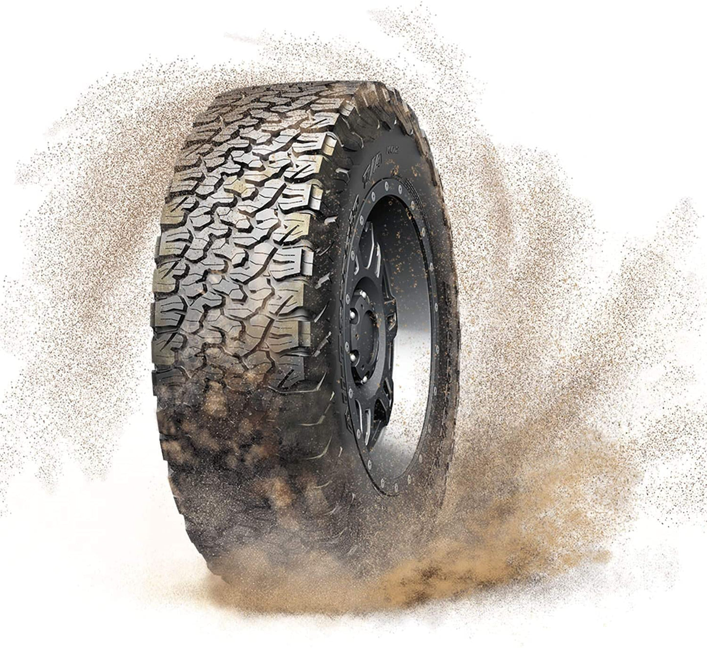 BFGoodrich All Terrain T/A KO2 Radial Car Tire for Light Trucks, SUVs, and Crossovers, LT245/65R17/D 111/108S