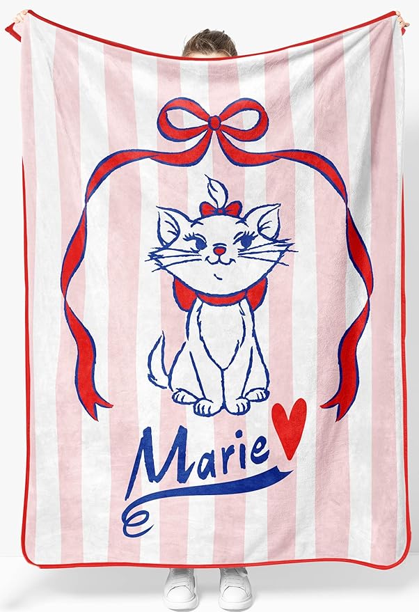 Jay Franco Kids Plush Throw Blanket â Soft & Cozy Fleece Throw for Bedroom & Couch DÃ©cor, Official Licensed Product, Multi - Aristocats, 46x60 - Throw Blanket