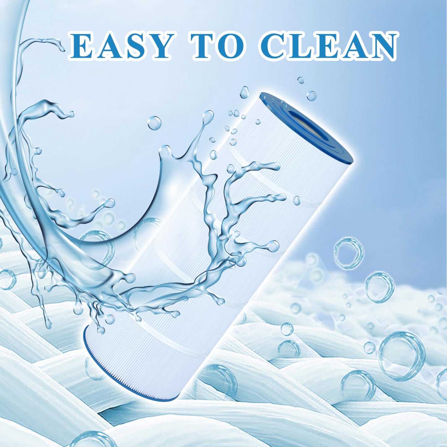 Chryseos Pool Filter Compatible with Pro Clean 150, Jandy CS150, X-Stream CC1500, CCX1500RE, PWWCT150, PJANCS150, C-8414, FC-1287, 1 Pack