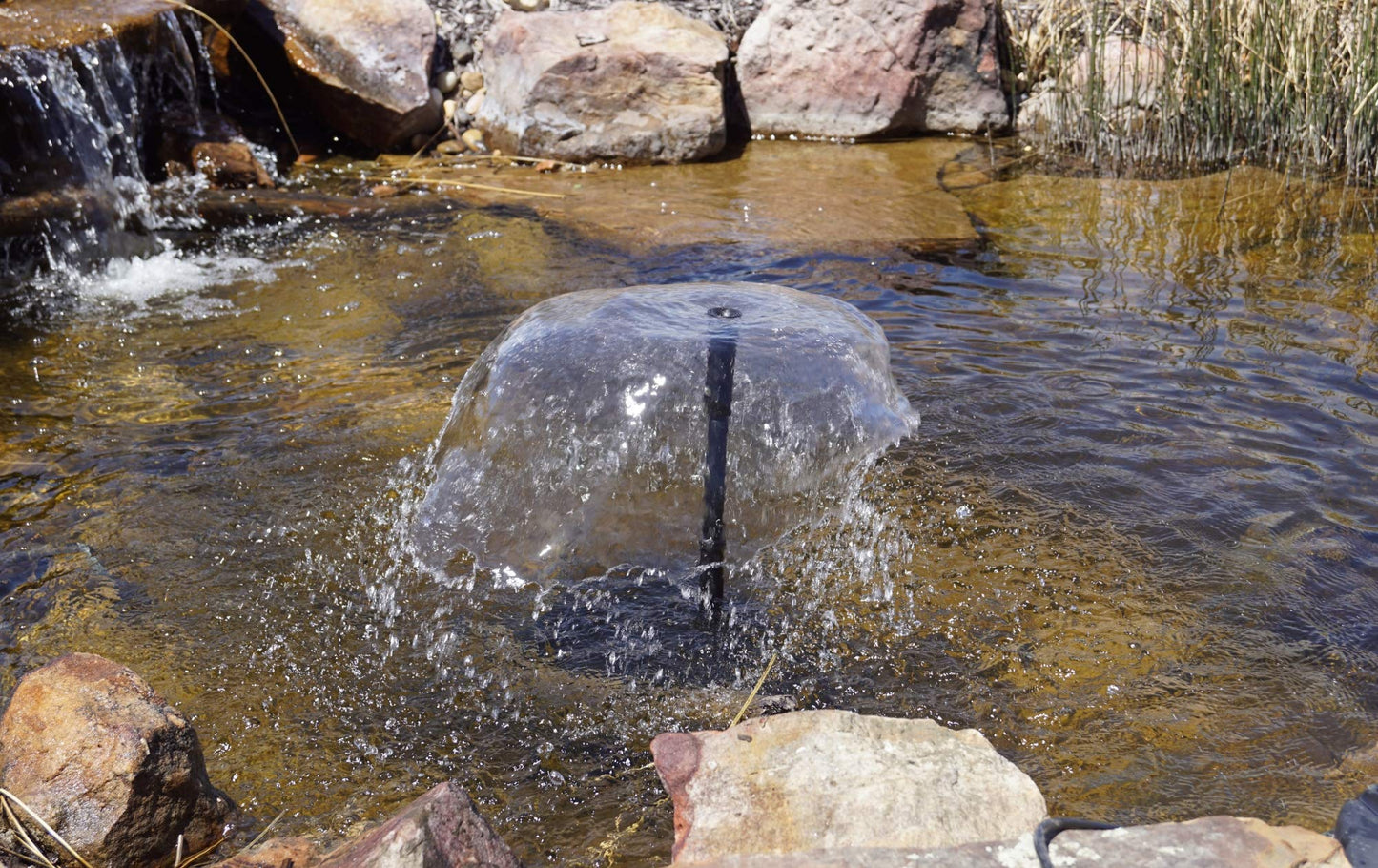 HALF OFF PONDS Sting Ray 1200 All-in-One Submersible Biological and Mechanical Filter, 525 GPH Pump, 9-Watt UV Clarifier, and Fountain - SR1200