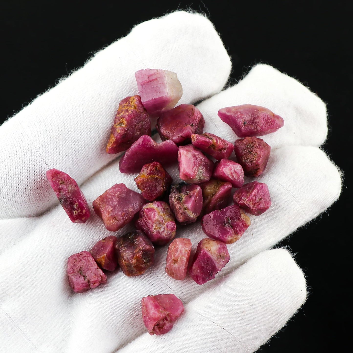 CRYSTALIS Wholesale 100 carats Natural Ruby, Loose Gemstone Bulk Rough Jewelry Making Supply, Chakra & Healing Raw Stones, Wire Wrapping, DIY, Gem Collection