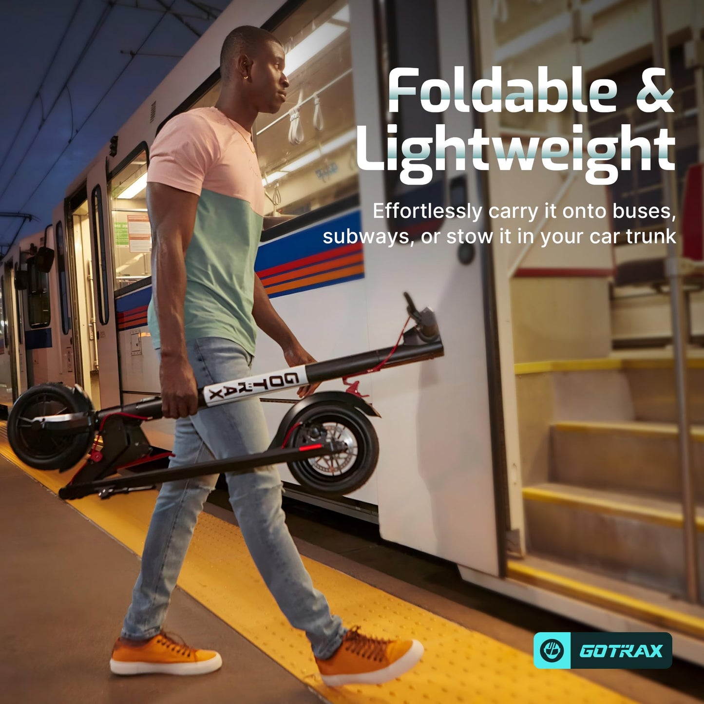 Gotrax GXL V2 Electric Scooter, 8.5" Solid Tire, Max 12 Mile and 15.5Mph Speed Power by 250W Motor, Lightweight 25.95lb, Cruise Control Aluminum Alloy Frame Foldable Commuting Escooter for Adults