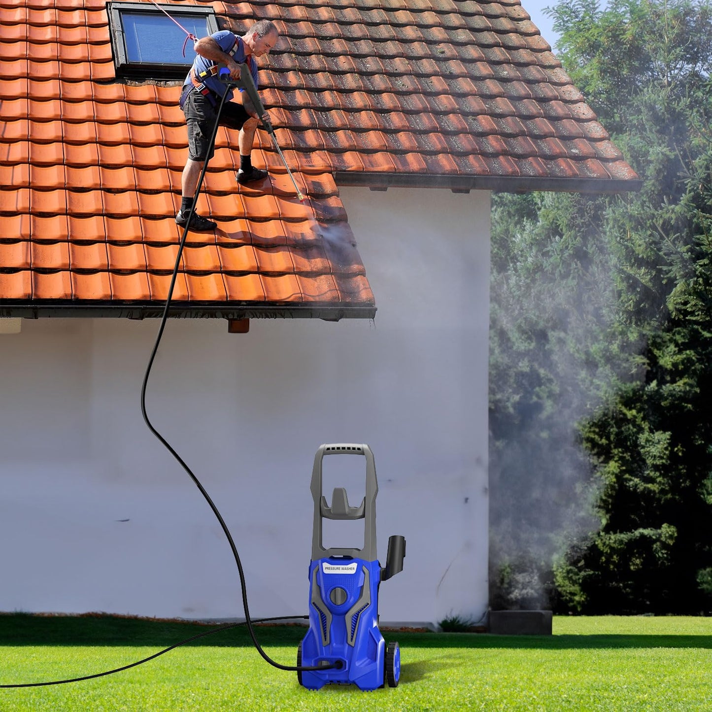 Pressure Washer Power Washer Car Cleaning Machine for Patio Driveway Home Outdoor