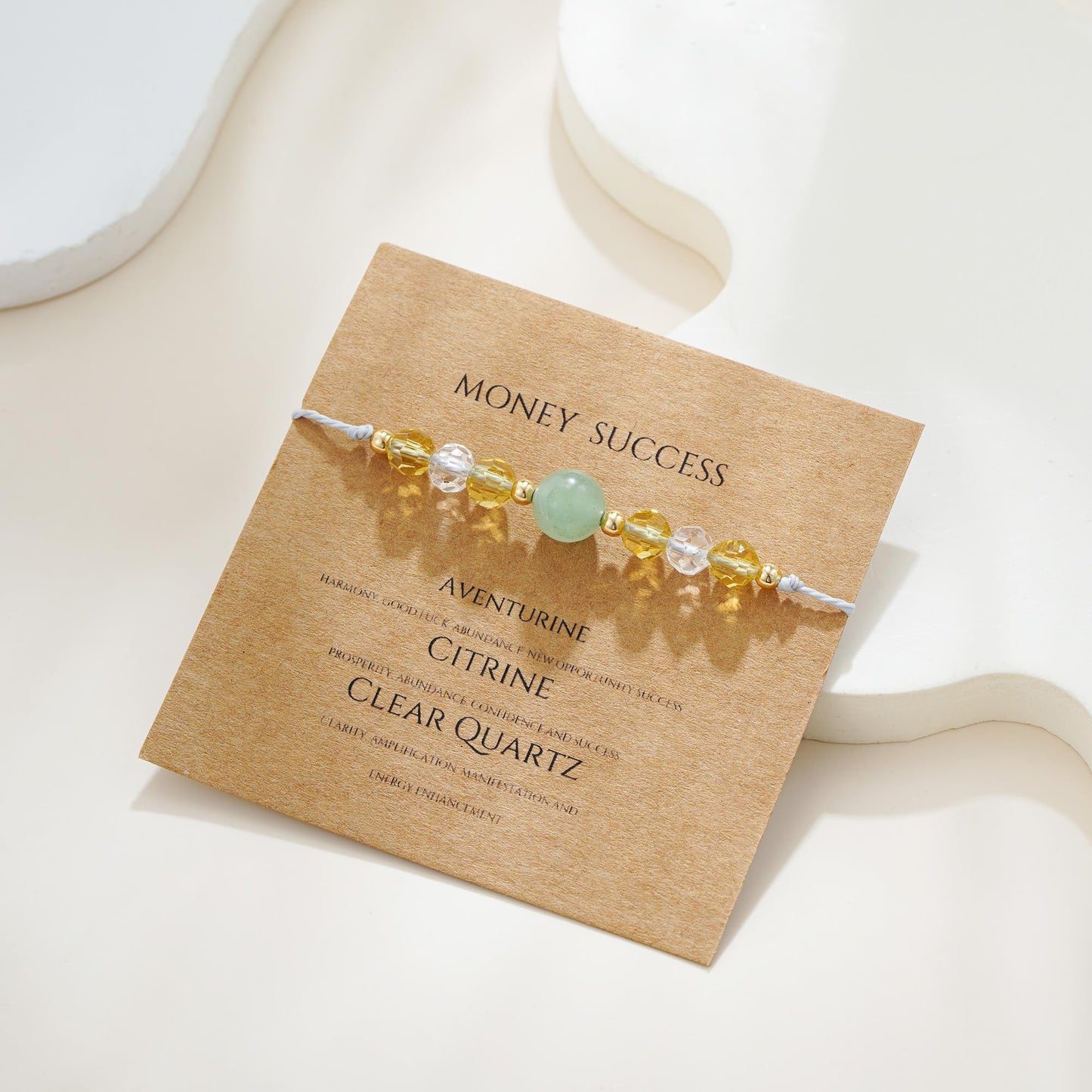 Fezodo Inspirational Encouragement Gifts for Women, Spiritual Crystals and Healing Stones Bracelets Chistmas Valentines day Birthday Gift for Friends Women Men (Peach Moonstone)