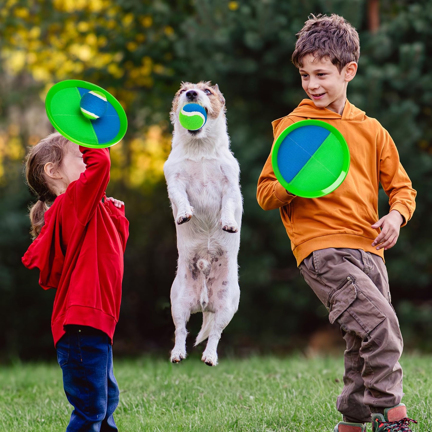 EVERICH TOY Upgraded Toss and Catch Ball Game Set, Beach Pool Toys Outdoor Games for Kids Toys, Outside Family Lawn Yard Games, for Boys Girls 3 4 5 6 7 8 9 10 11 12 Years Old
