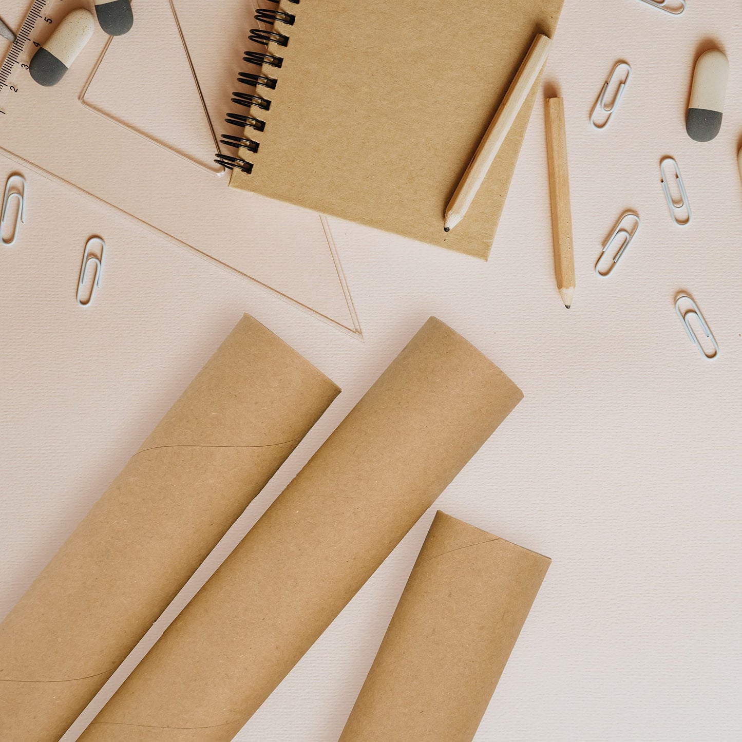 MagicWater Supply Heavy Duty Mailing Tubes - Durable Cardboard for Shipping, Storing & Protecting Posters Artwork Documents and Blueprints with Secure End Caps - 12 Pack 2 in x 18 in Kraft - US Made.