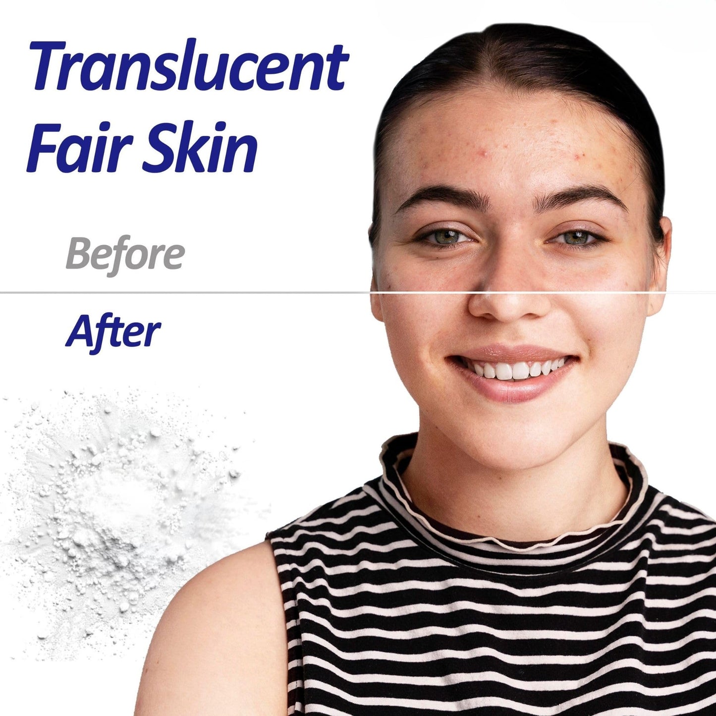 Club Suppin Translucent Setting Powder & Hydrating BB Cream for Women, Translucent Pressed Powder & Organic BB Cream Foundation with Shea Butter, Planted Protein & Collagen by Japanese Skincare