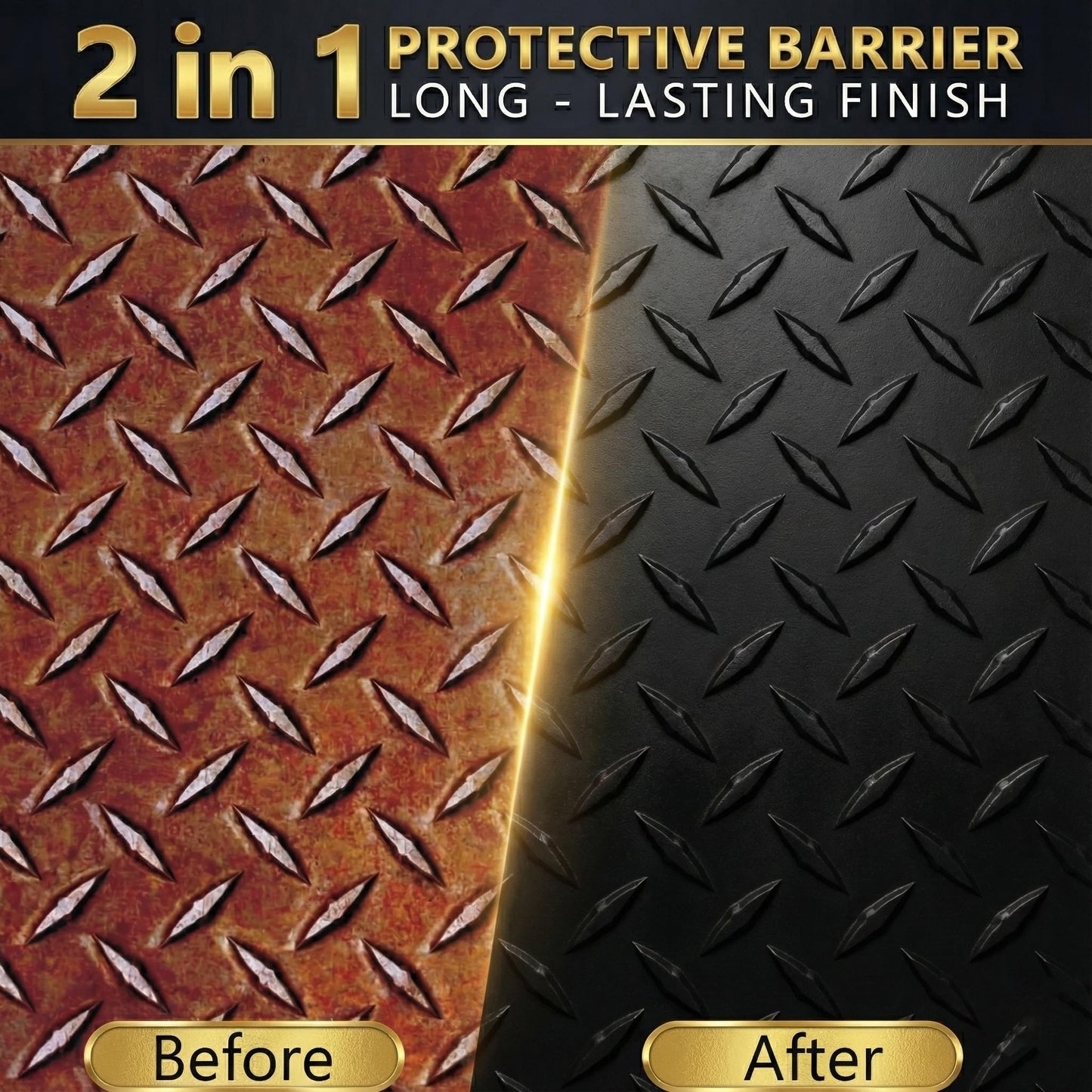 2 in 1 Rust Converter & Metal Primer, 35 oz Black Rust Reformer Paint for Metal, Trailer, Truck Frame, Car Chassis, Ultra Rust Encapsulator & Inhibitor, Heat Resistance Rust Neutralizer & Conversion