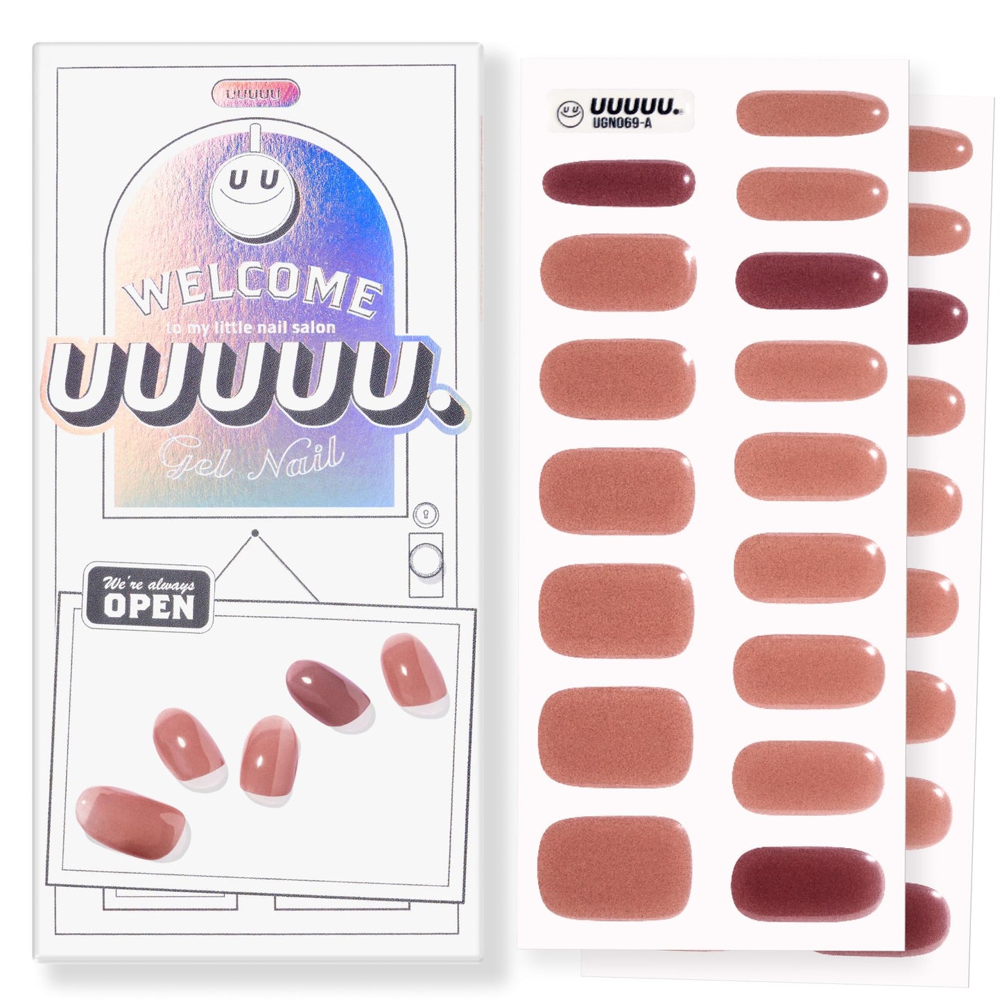 UUUUU. UUUUU Official TAN Tan | UUUUU Gel Nail Nail Seal, Nail Seal, Gel Nail Sticker, Nail Tip, Nail Parts, Gel Nail Kit, Color Gel, Self Nail Design, Nail Art